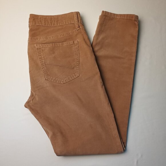Gap Corduroy Legging Jean Size 28/6 Low Rise Skinny Leg Tan Camel Color - Picture 1 of 9